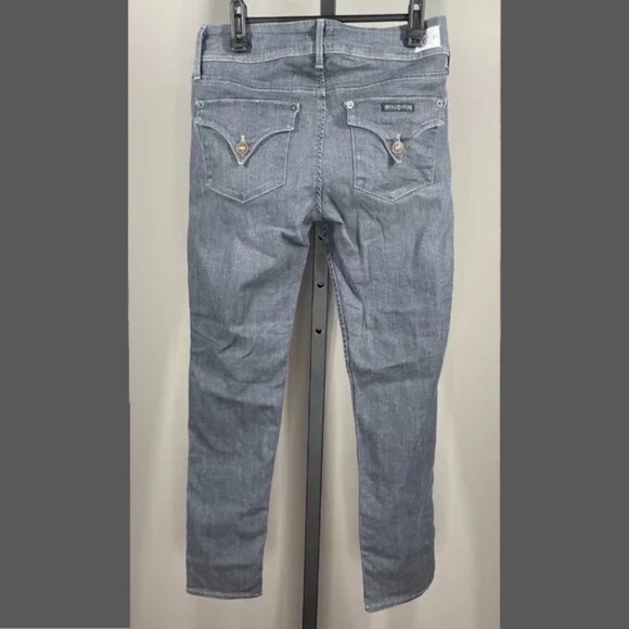 Hudson Jeans Womens 27 gray denim collin skinny designer casual twee - Picture 9 of 11
